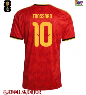 Belgien Leandro Trossard #10 Hemmatröja VM 2026 Kortärmad